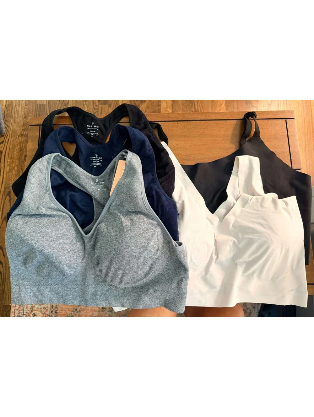 Thirdlove Bra Bundle (Plus 2X & 3X) Seamless Pullover Sports + V-Neck Wireless